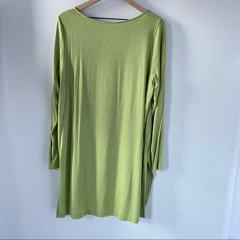 Soft Surroundings Silk Patchwork Knit Tunic Sz L - image 4